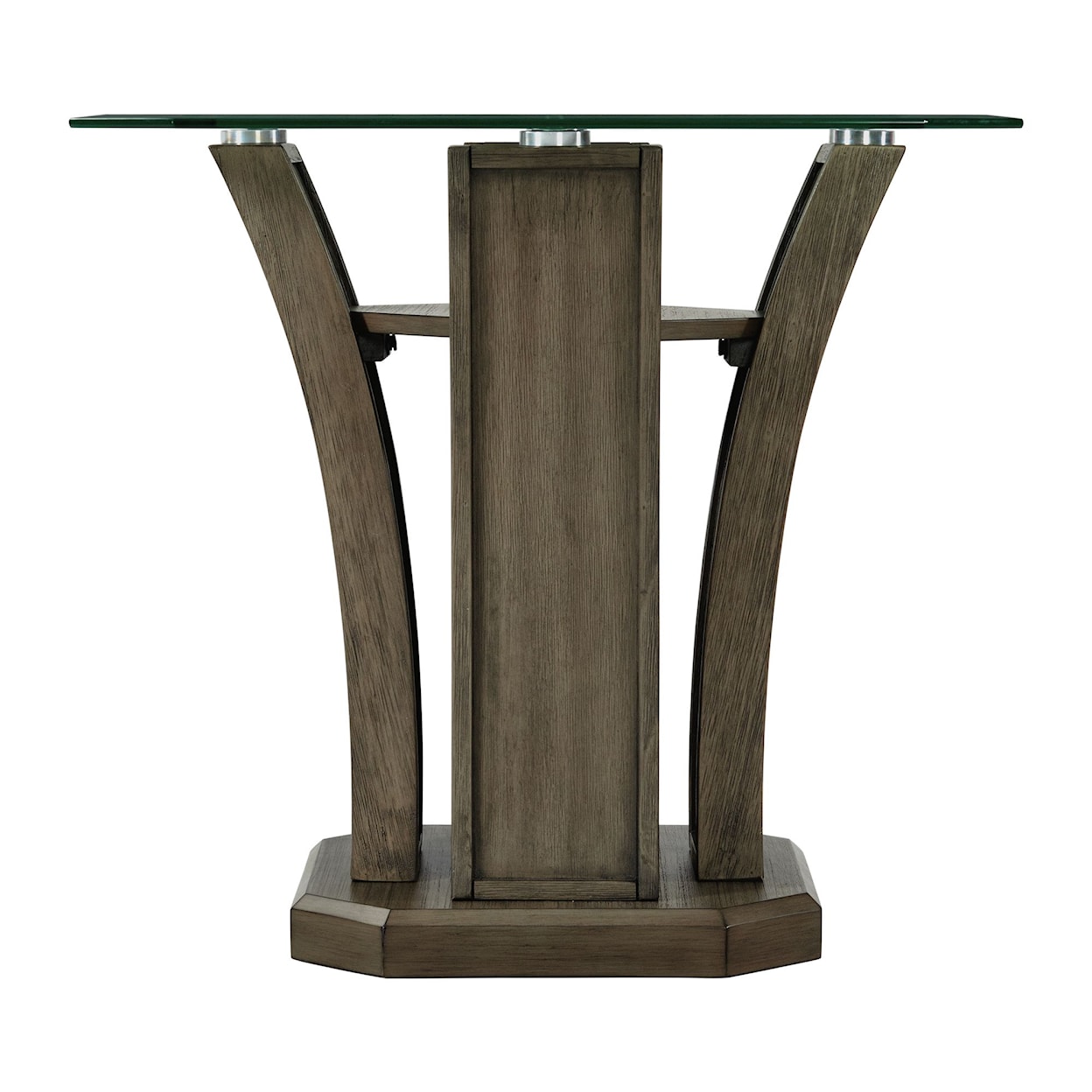 Elements International Dapper Square End Table