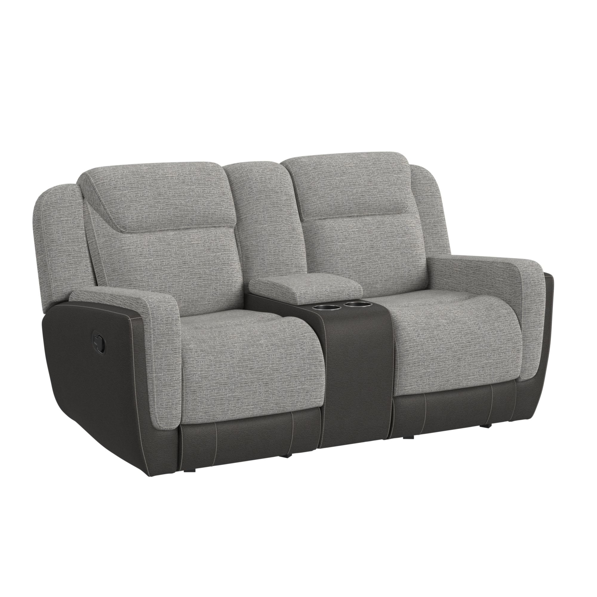 Elements International hornet Motion Glider Loveseat