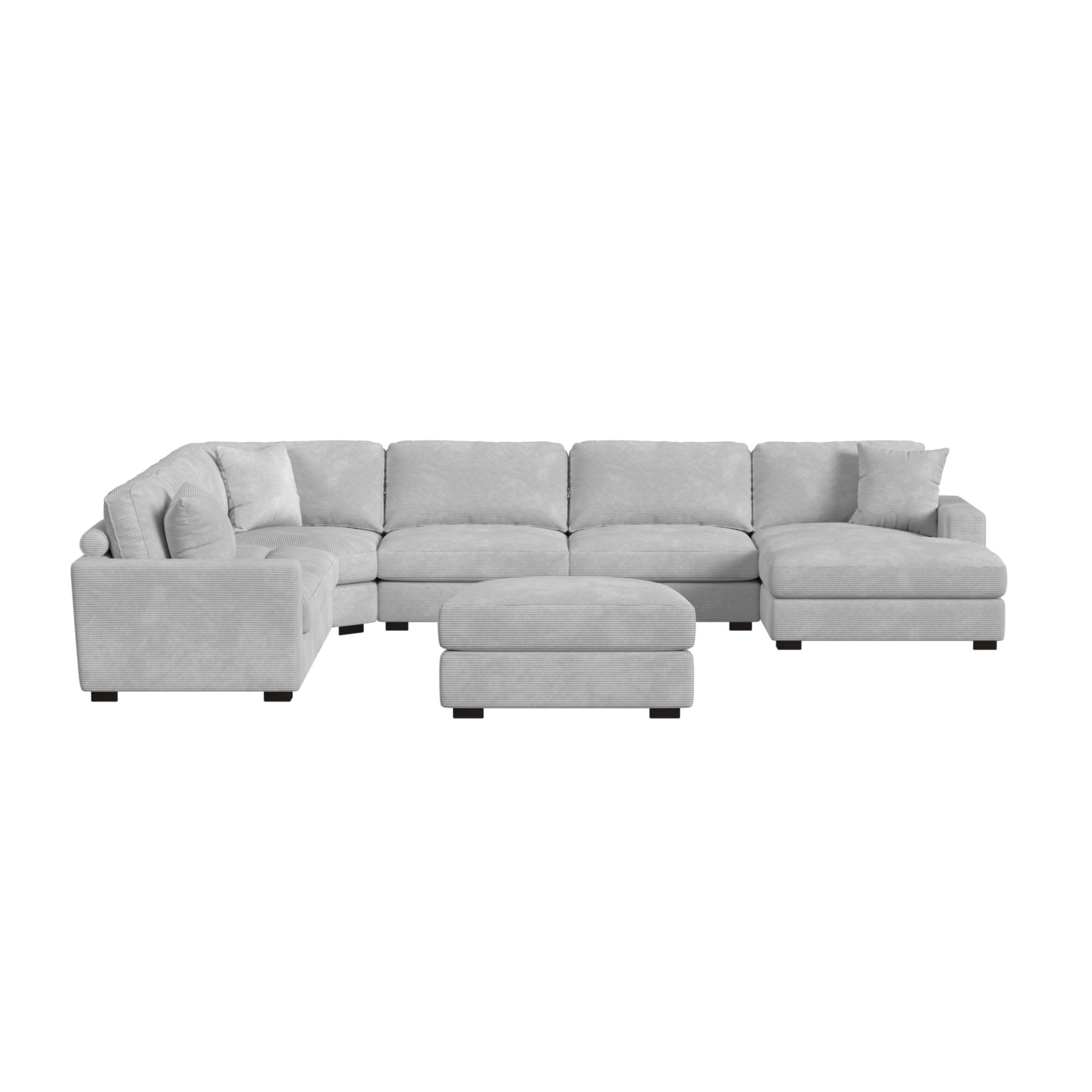 Elements International Arizona Modular 7-Piece Sectional