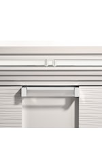 Elements International Twenty Nine Chest White with Lift Top Mirror