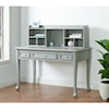 Elements Jesse Desk w/ Hutch in Grey