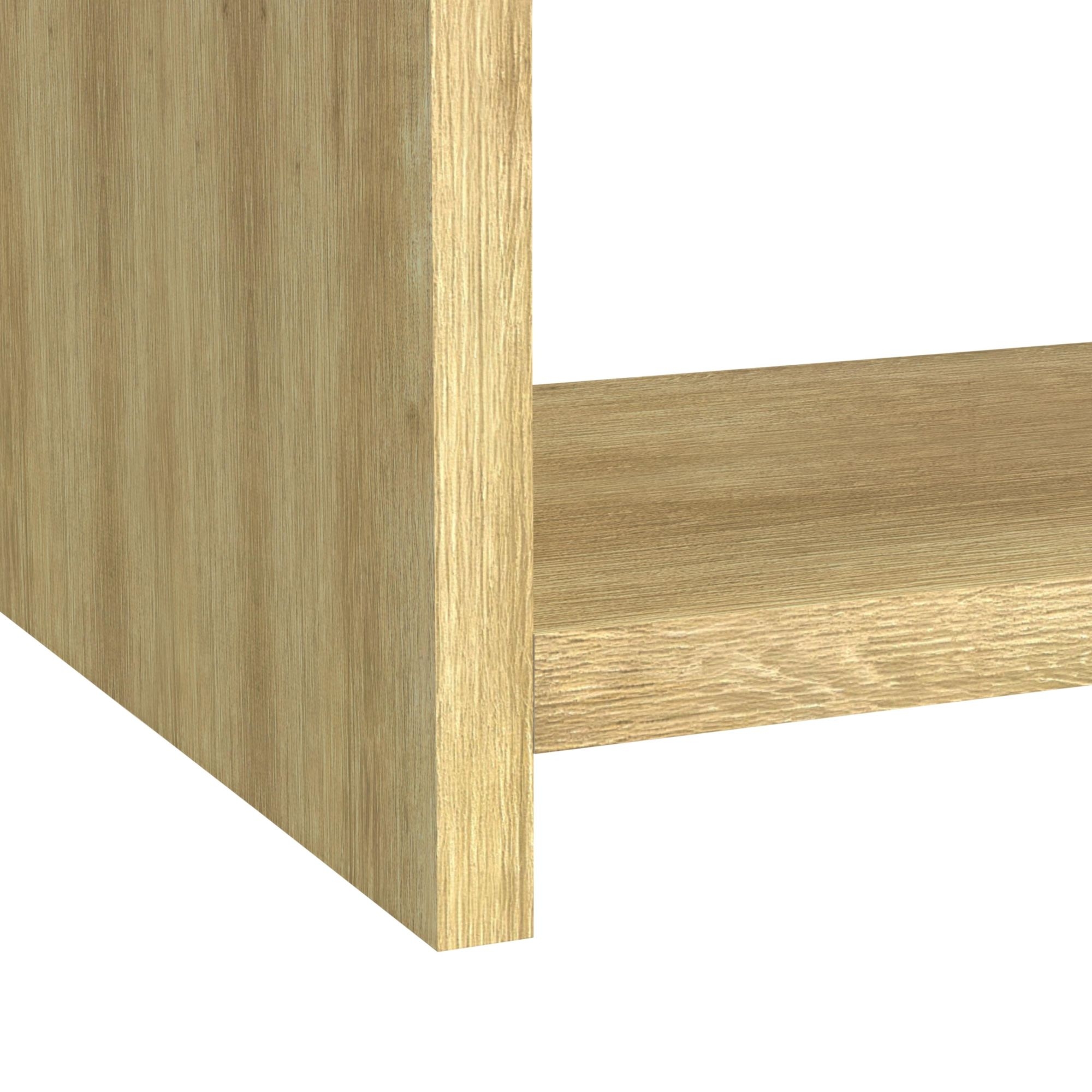 Elements International Ridgemont 1-Drawer Nightstand With Usb In Natural