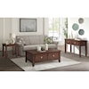 Elements International Chatham Sofa Table with Storage Drawers