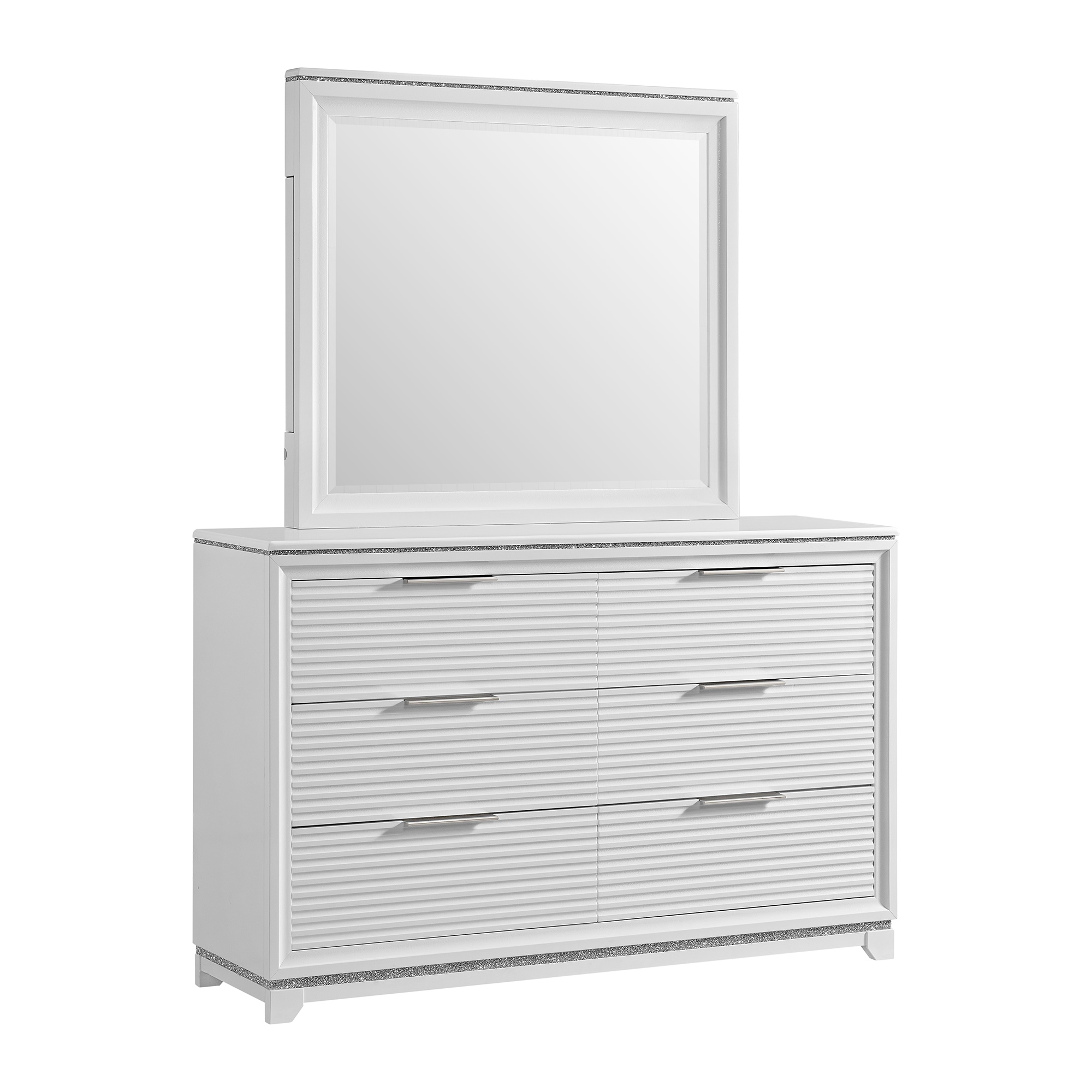 6-Drawer Dresser and Mirror
