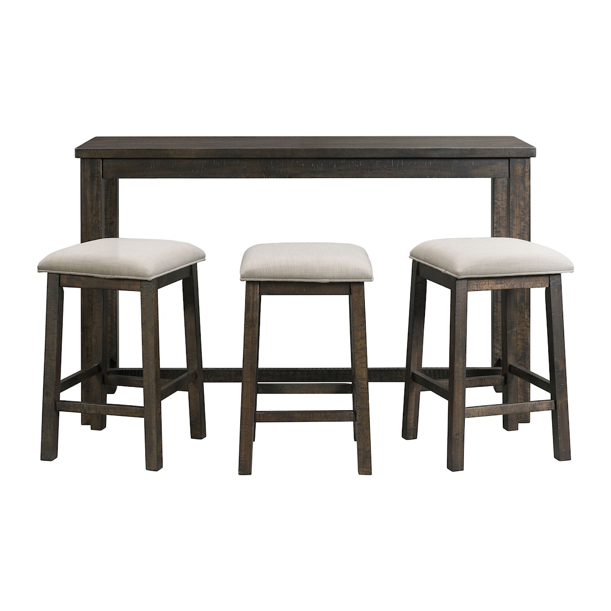 Elements International Stone Stone Multipurpose Bar Table Set