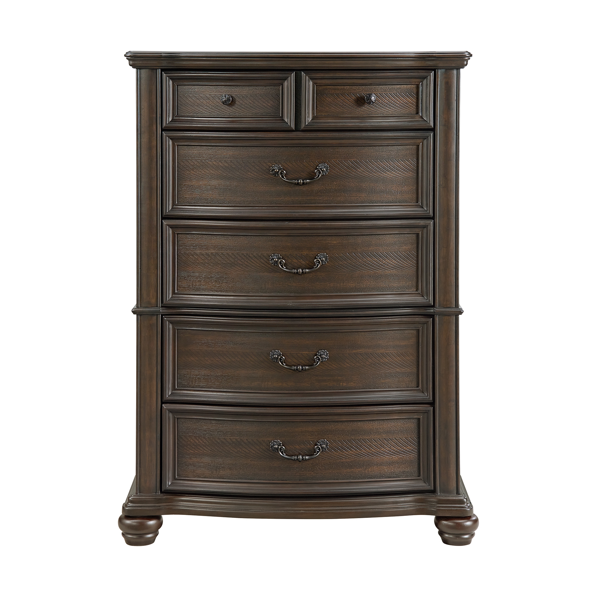 Brunswick 5-Drawer Chest In Mahogany