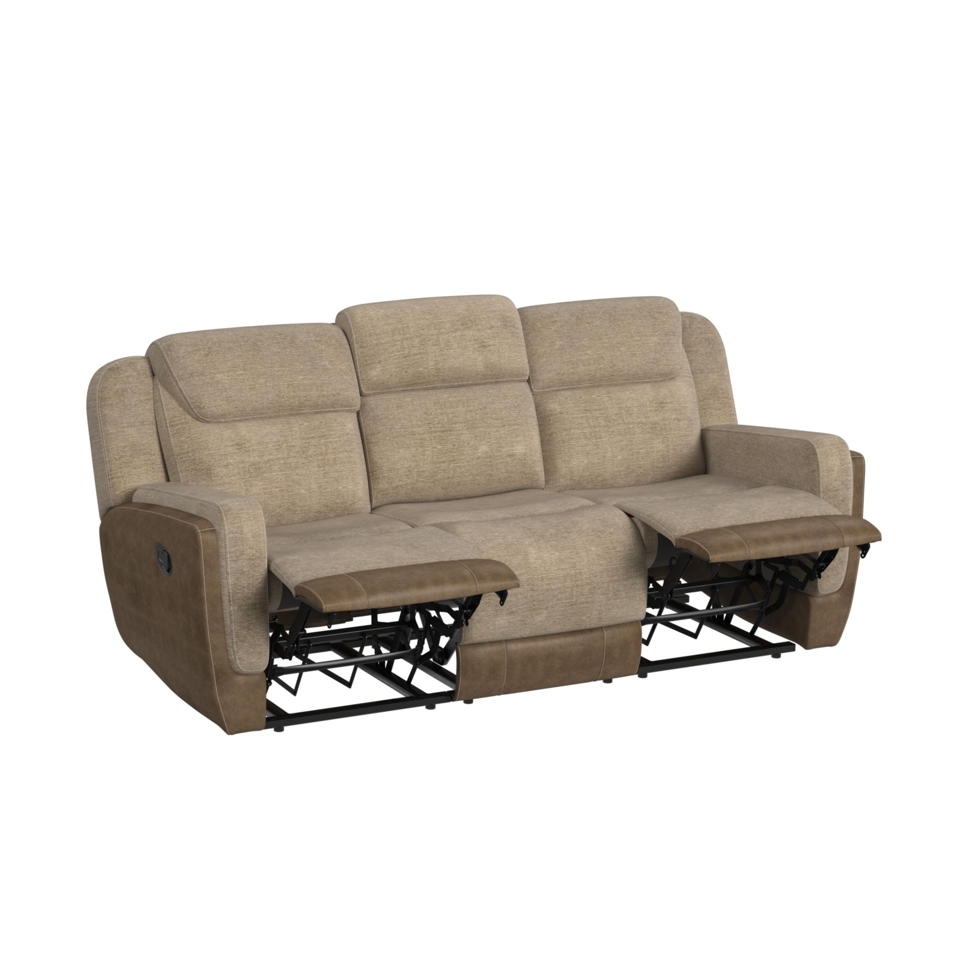 Elements International hornet Hornet Motion Sofa In Rancho Beige