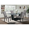 Elements International Beckley Upholstered Dining Chair