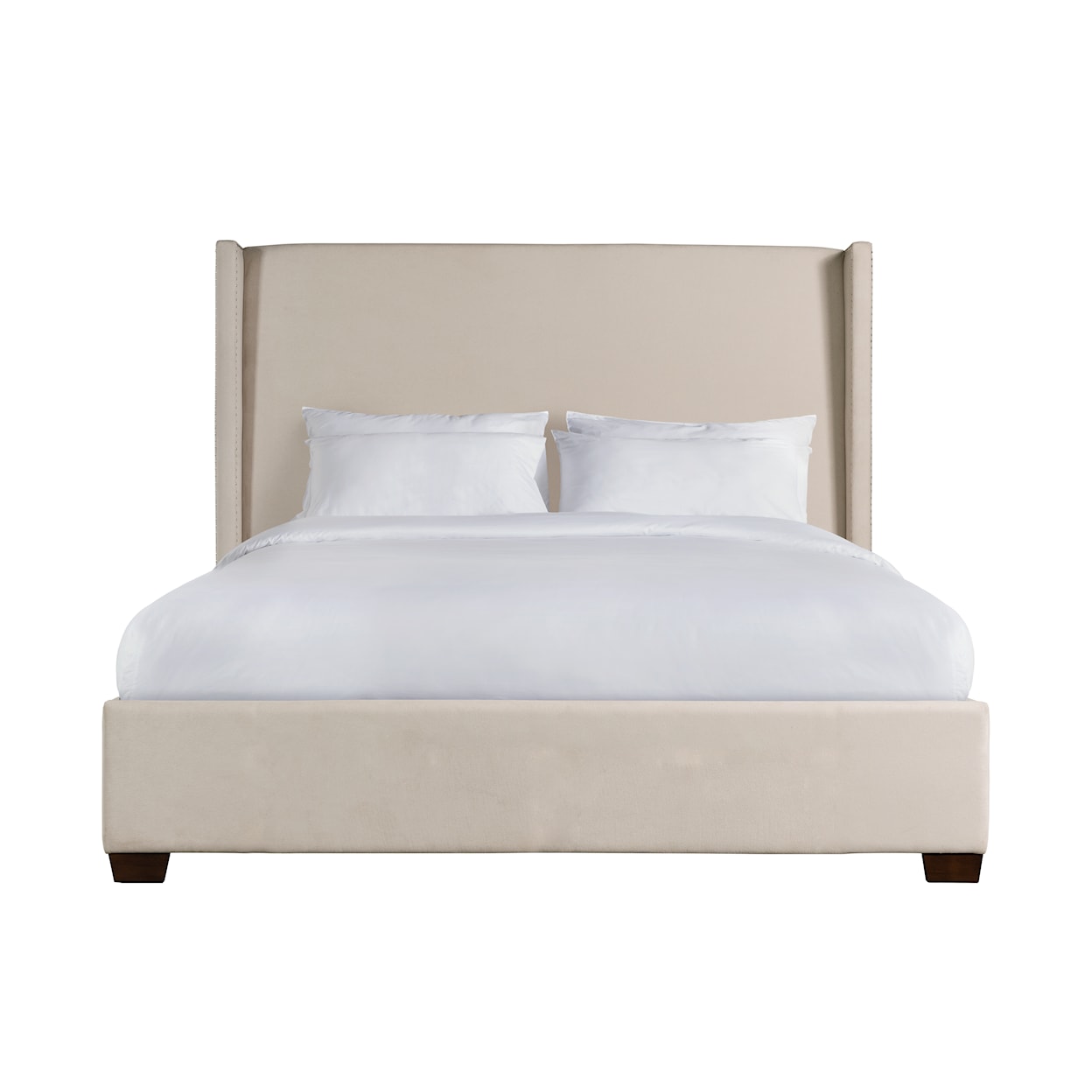 Elements International Magnolia King Upholstered Bed