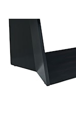 Elements Beckley Contemporary Counter Table with Dark Marble Top