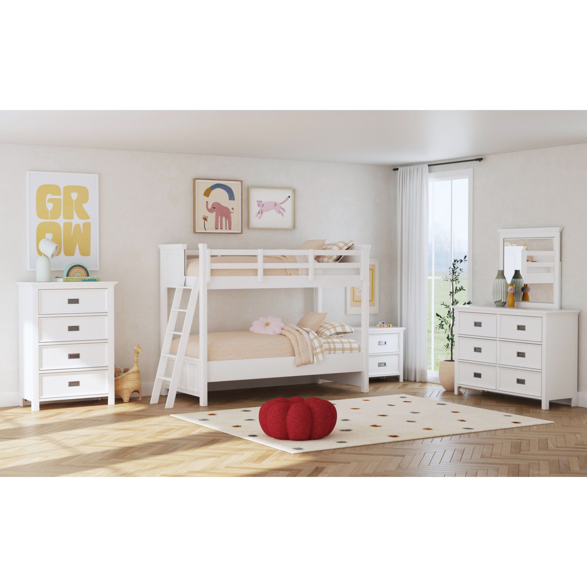 Elements International Hampton Kids Twin/Twin Bunk Bed
