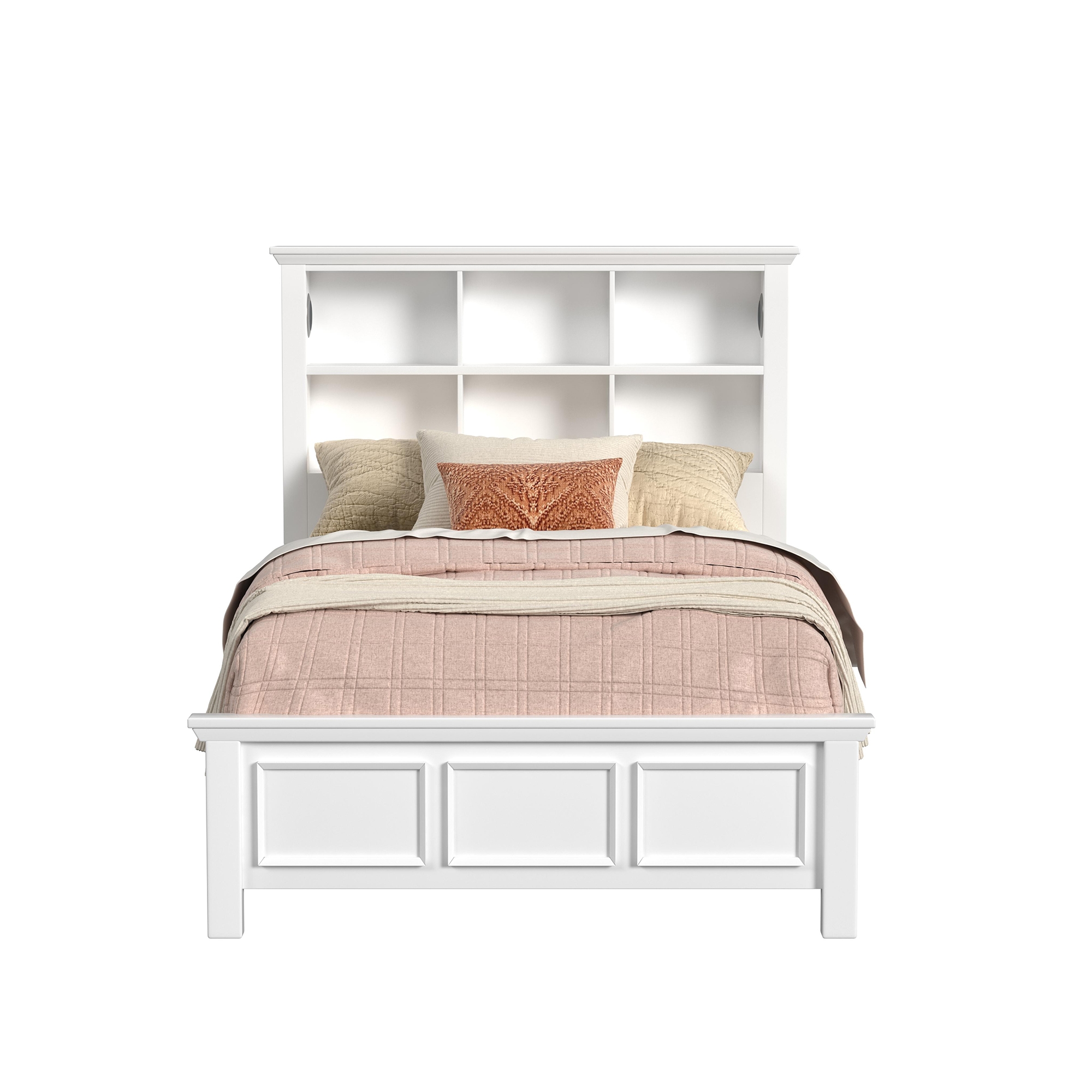 Elements International Hampton Kids Full Bookcase Bed