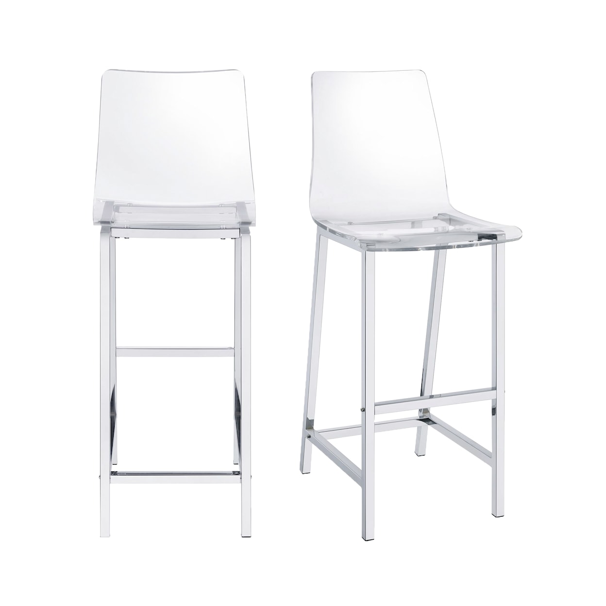 Elements Zeus Acrylic Barstool Set