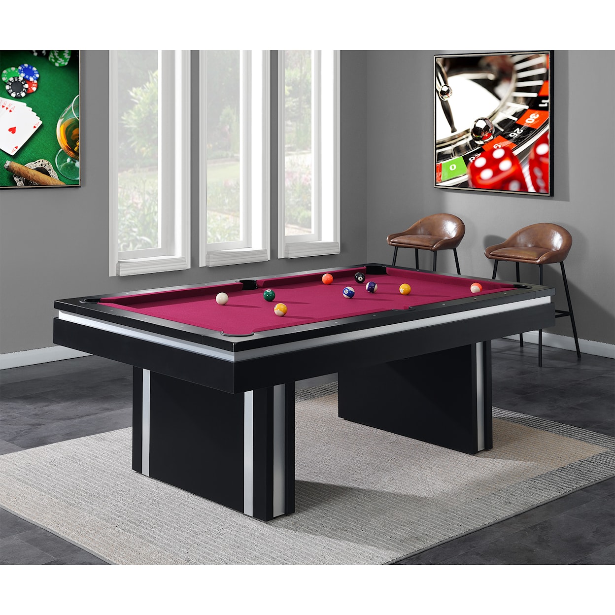 Elements International Ajax Billiard Table