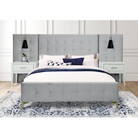 Contemporary Queen Pier Bedroom Set