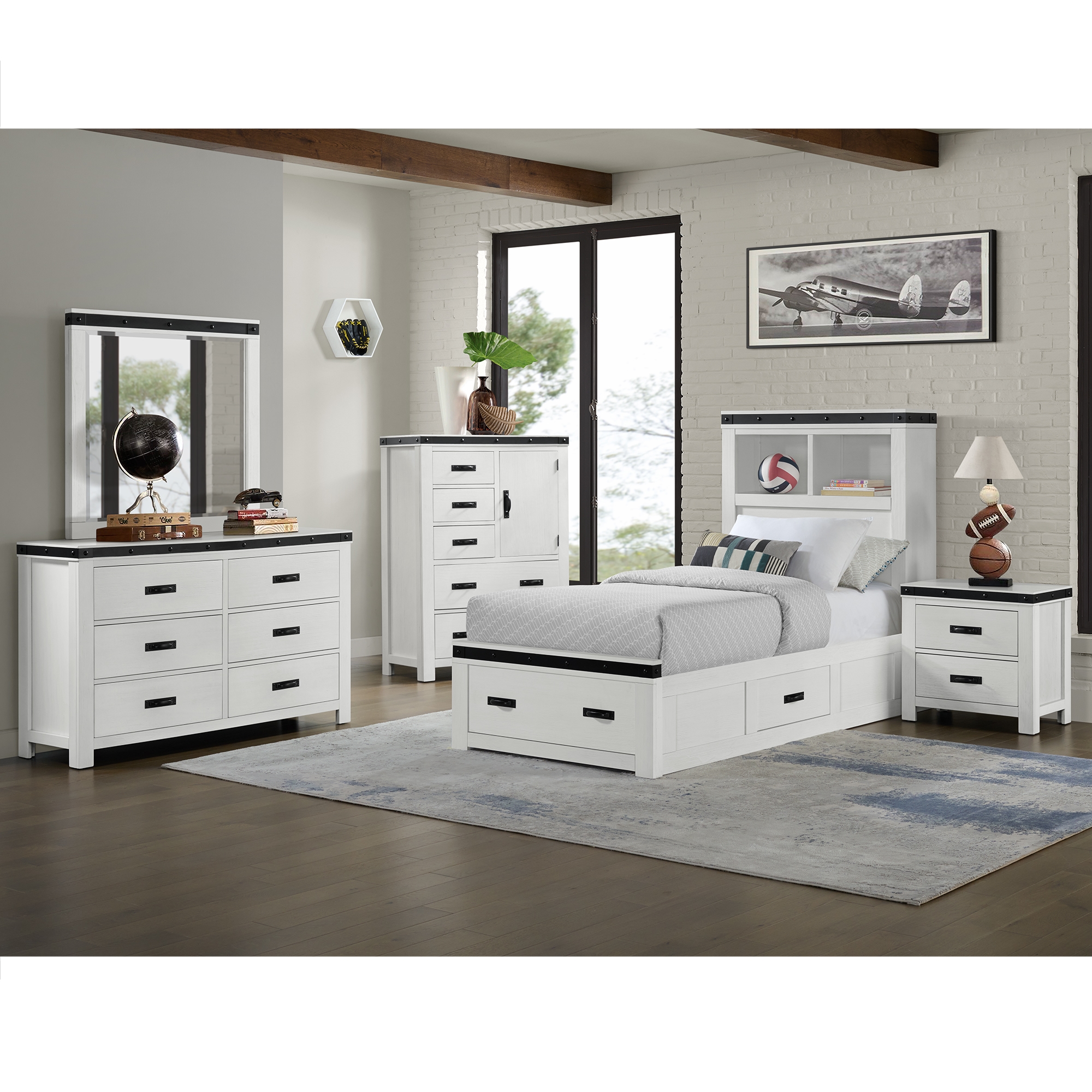 Youth 5-Drawer Door Chest In