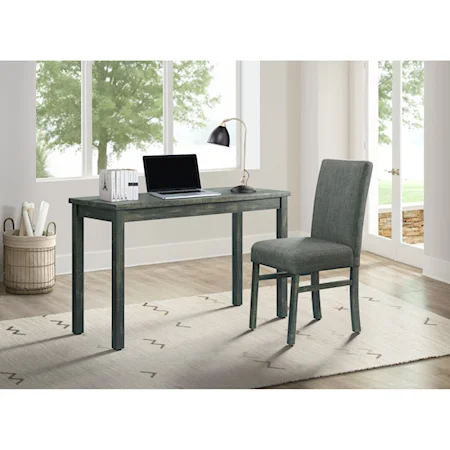 Contemporary Desk and Chair Set 