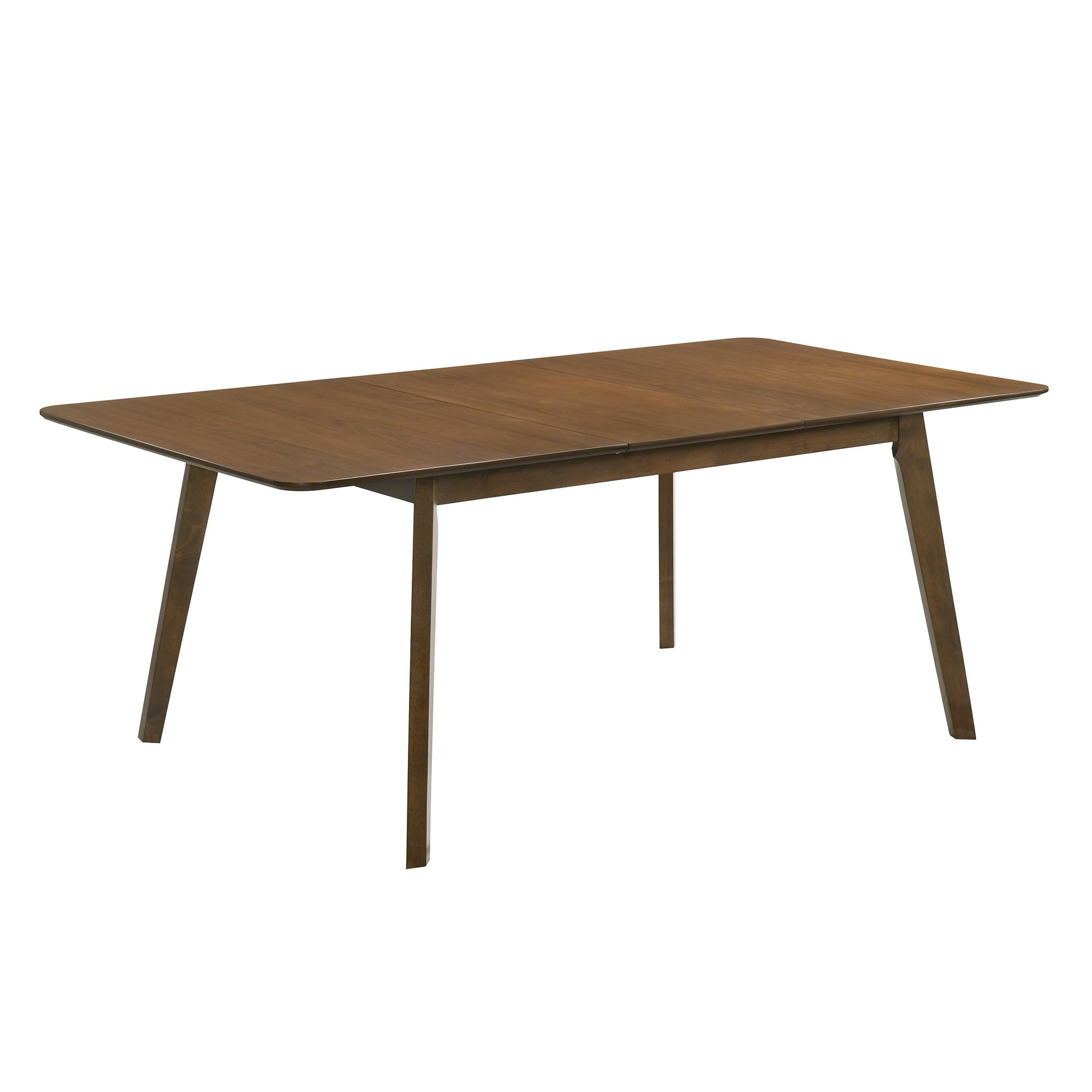 Dining Table With 18"" Leaf In Walnut