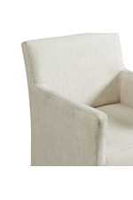 Elements Collins Transitional Upholstered Dining Host Chair