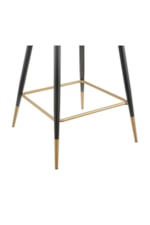 Elements Ben Barstool Contemporary Upholstered Bar Stool