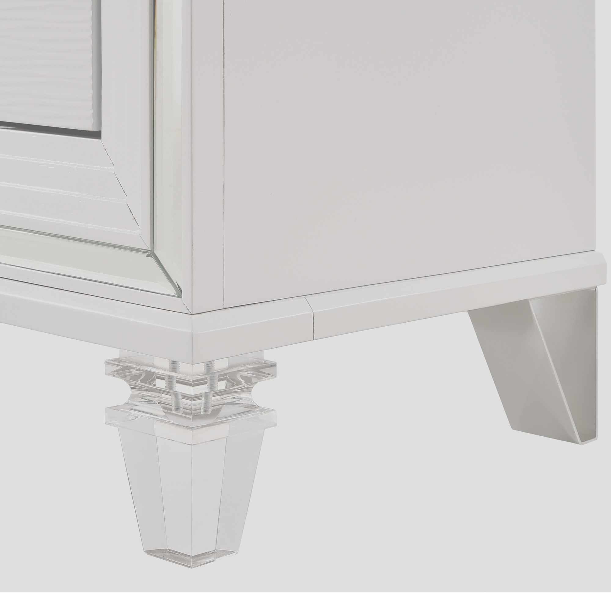 Elements International Twenty Nine Vanity Set w/LED & USB Plug White