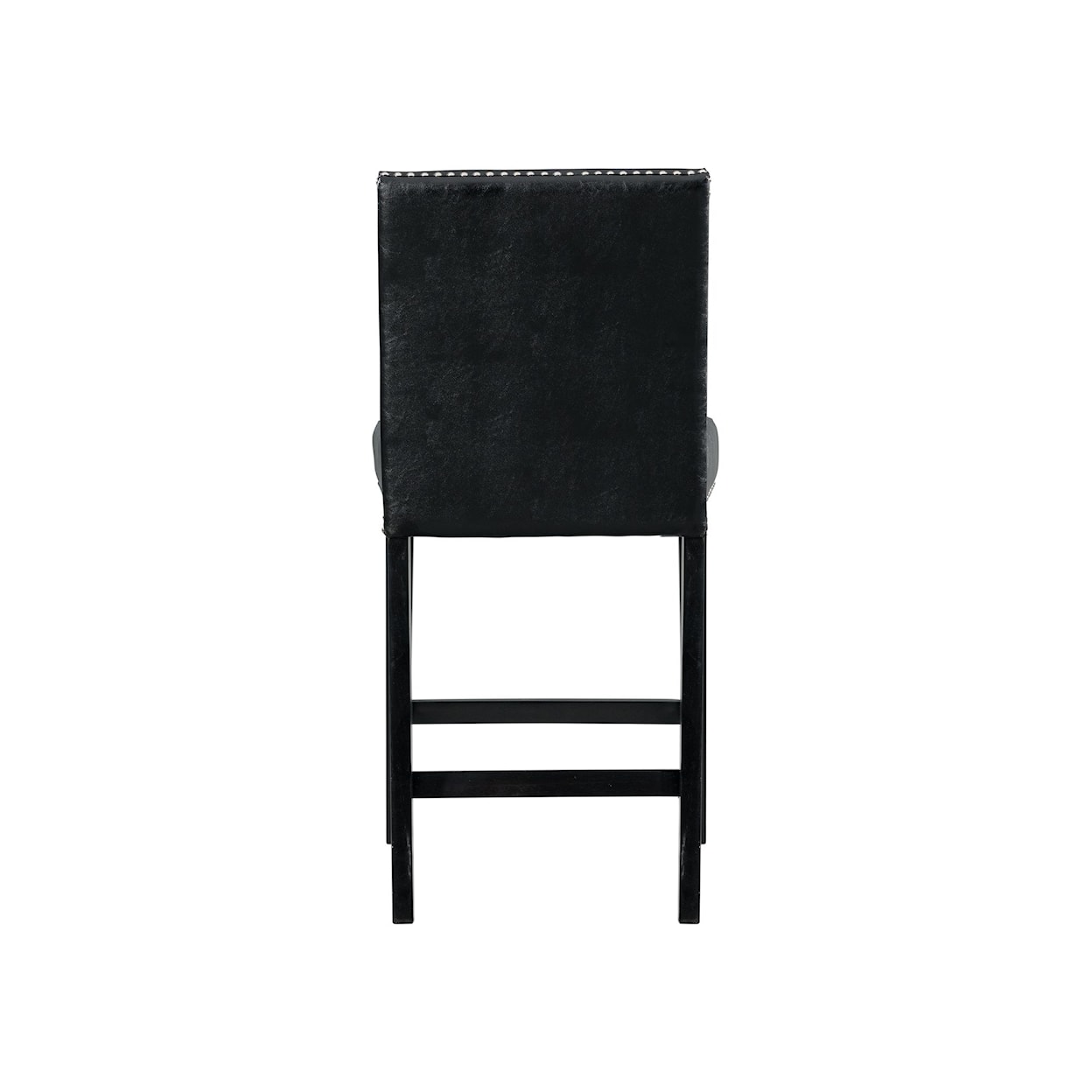 Elements International Meridian NAILHEAD BLACK PUB CHAIR |