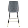 Elements Ben Barstool Upholstered Bar Stool