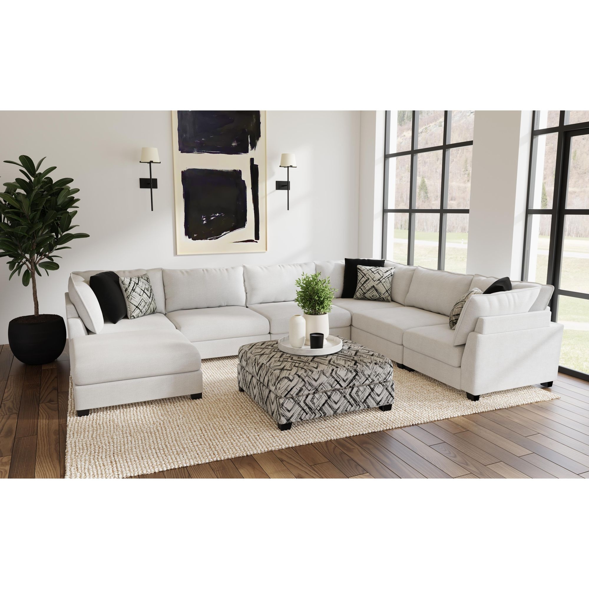 Modular Accent Ottoman