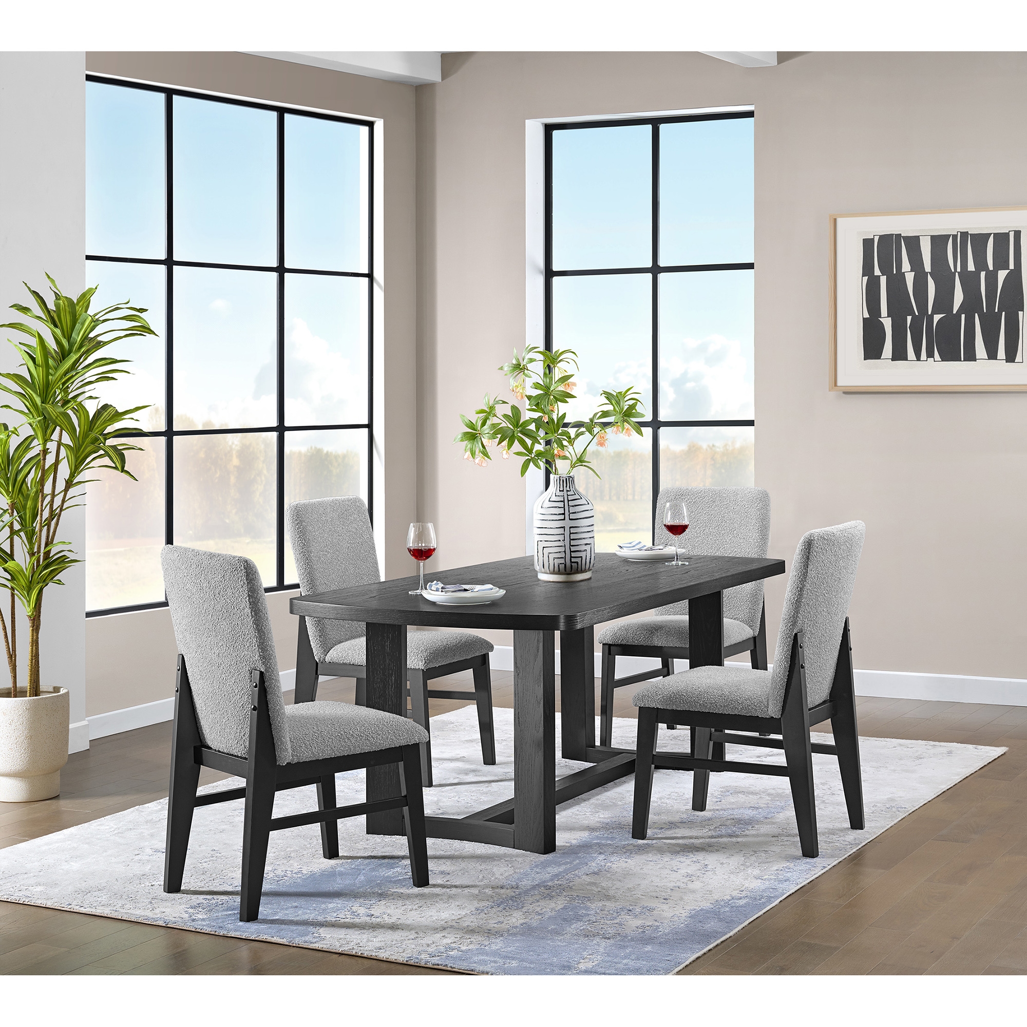 Contemporary 5-Piece Dining Set