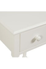 Elements Moana Transitional Single Drawer Nightstand with Lower Shelf and USB Port