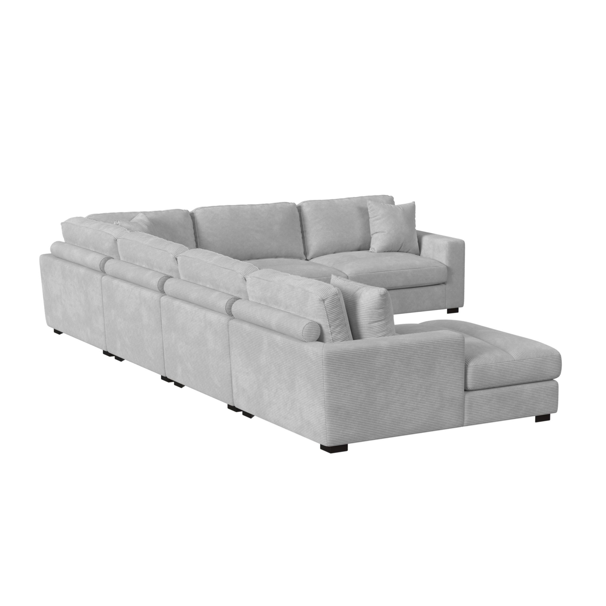 Elements International Arizona Modular 6-Piece Sectional