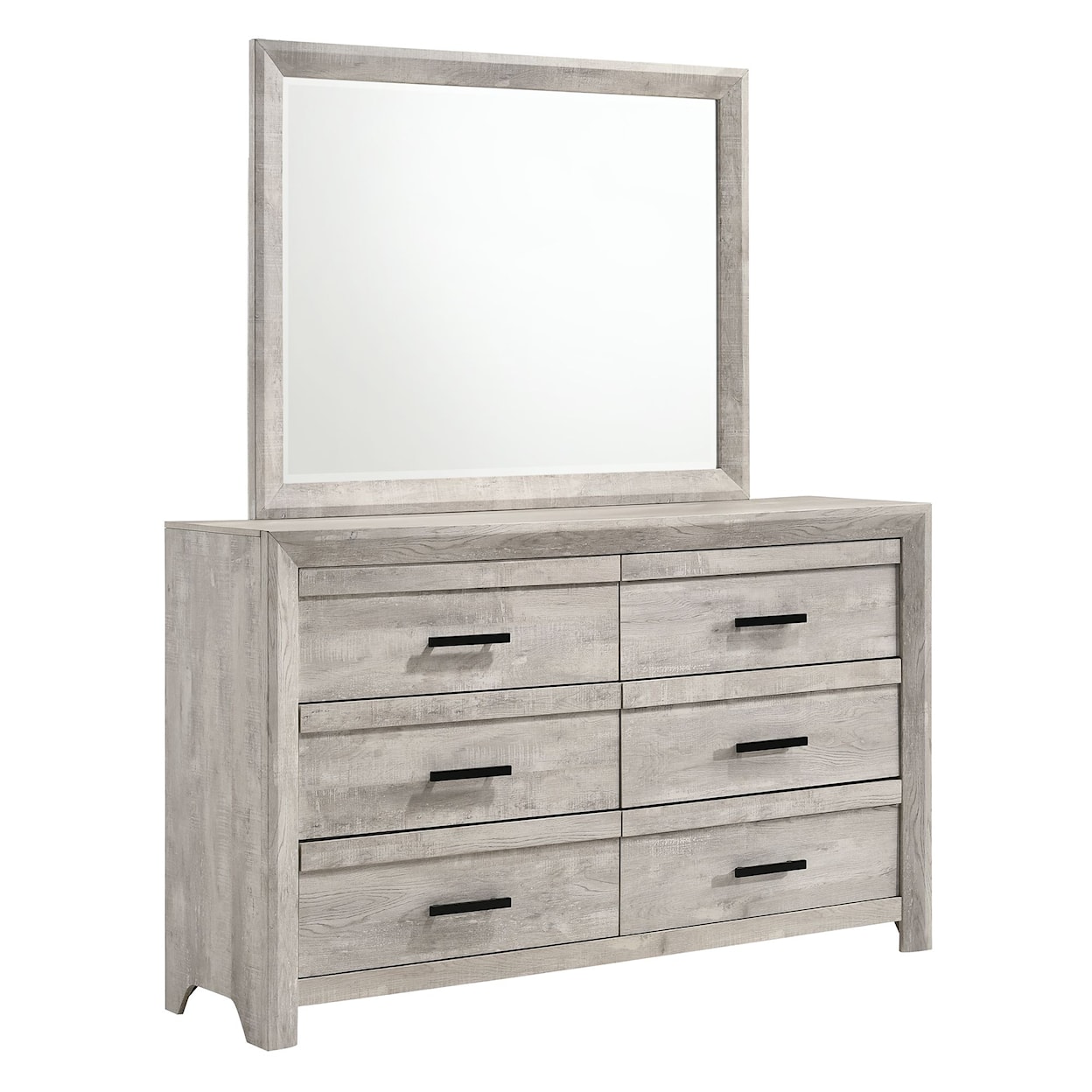 Elements Ellen Dresser and Mirror Set