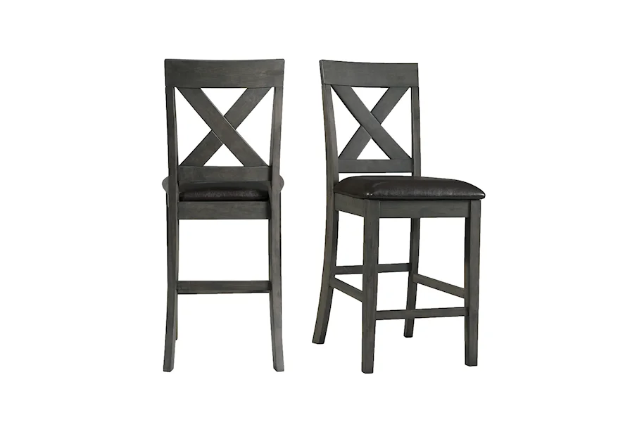 Alex Counter Height Side Chair Set by Elements International at Lynn's Furniture & Mattress