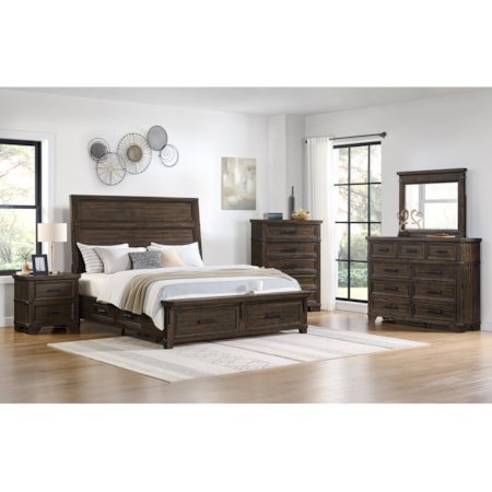 Colorado City King Storage 3Pc Bedroom