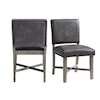 Elements International Collins Set of 2 Dining Side Chairs