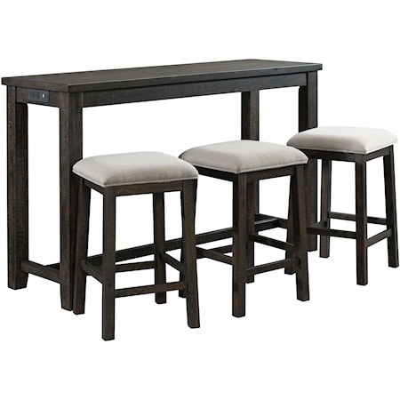 Stone Multipurpose Bar Table Set