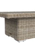 Elements International Carmona Carmona 7-pc. Woven Conversation Set with Sectional Sofa