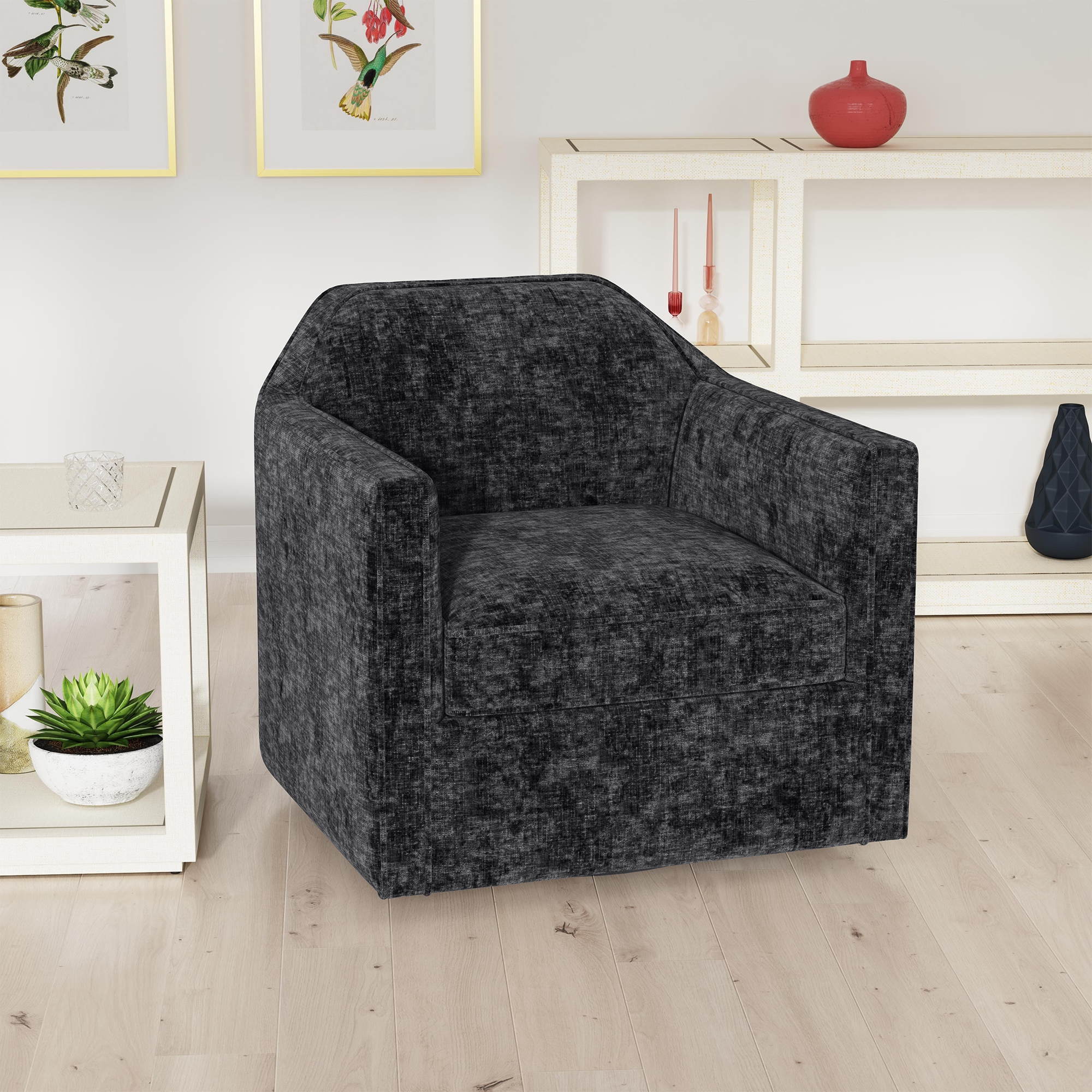 Elements International Hamlin Swivel Chair