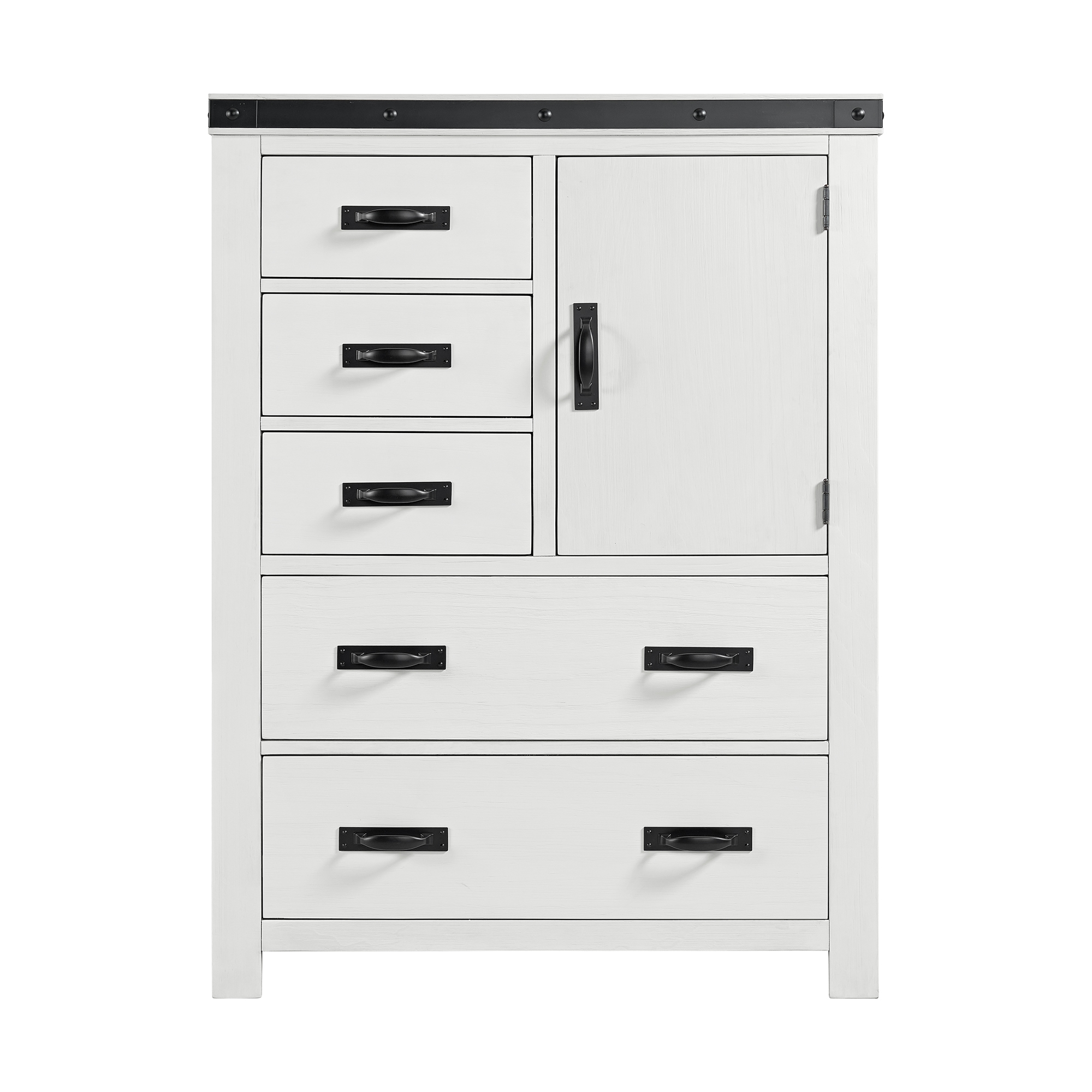 Elements International Wade Youth 5-Drawer Door Chest In
