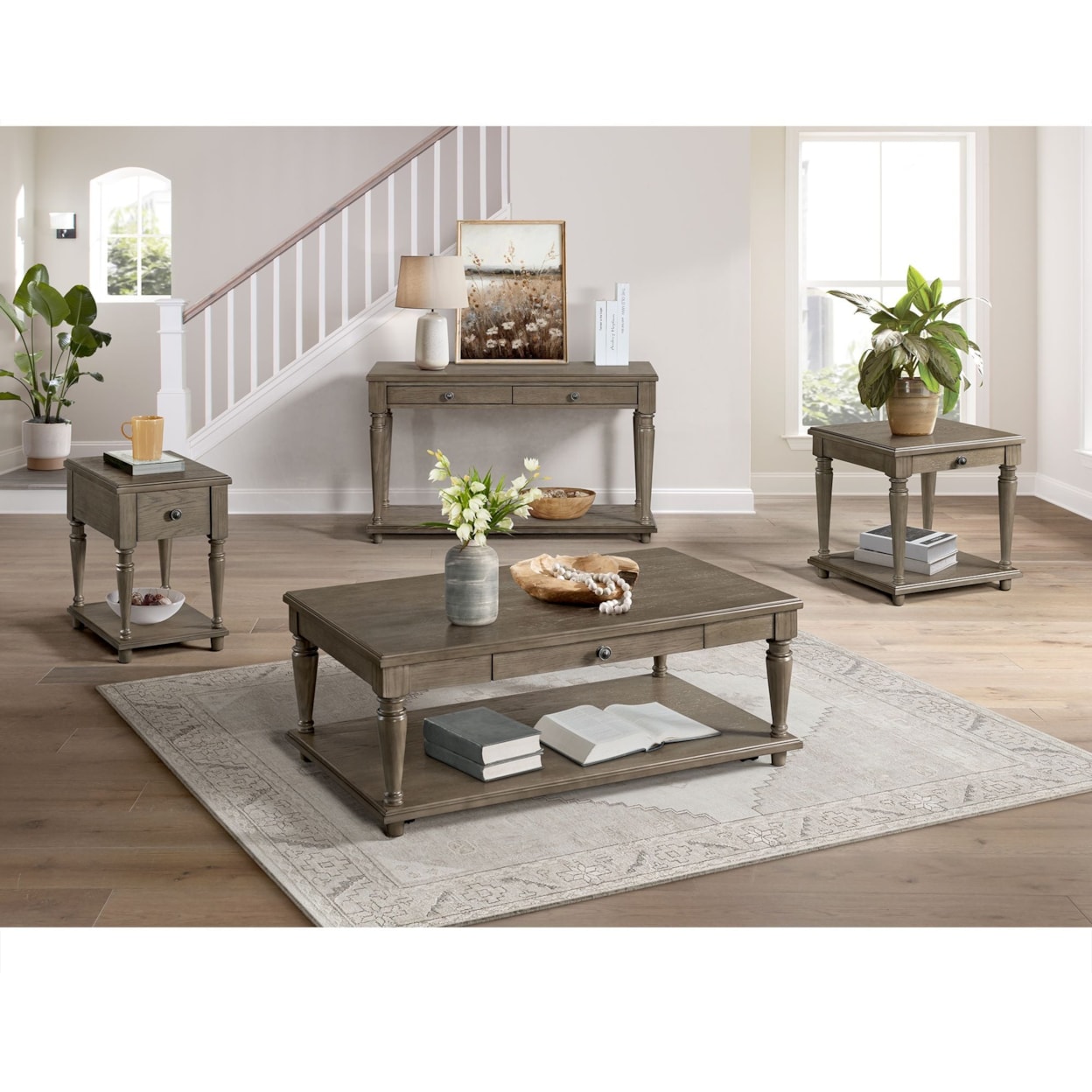 Elements Kings Court T 10315 3 CT Traditional 1 Drawer Coffee Table Elements Kings Court T 10315 3 CT Traditional 1 Drawer Coffee Table