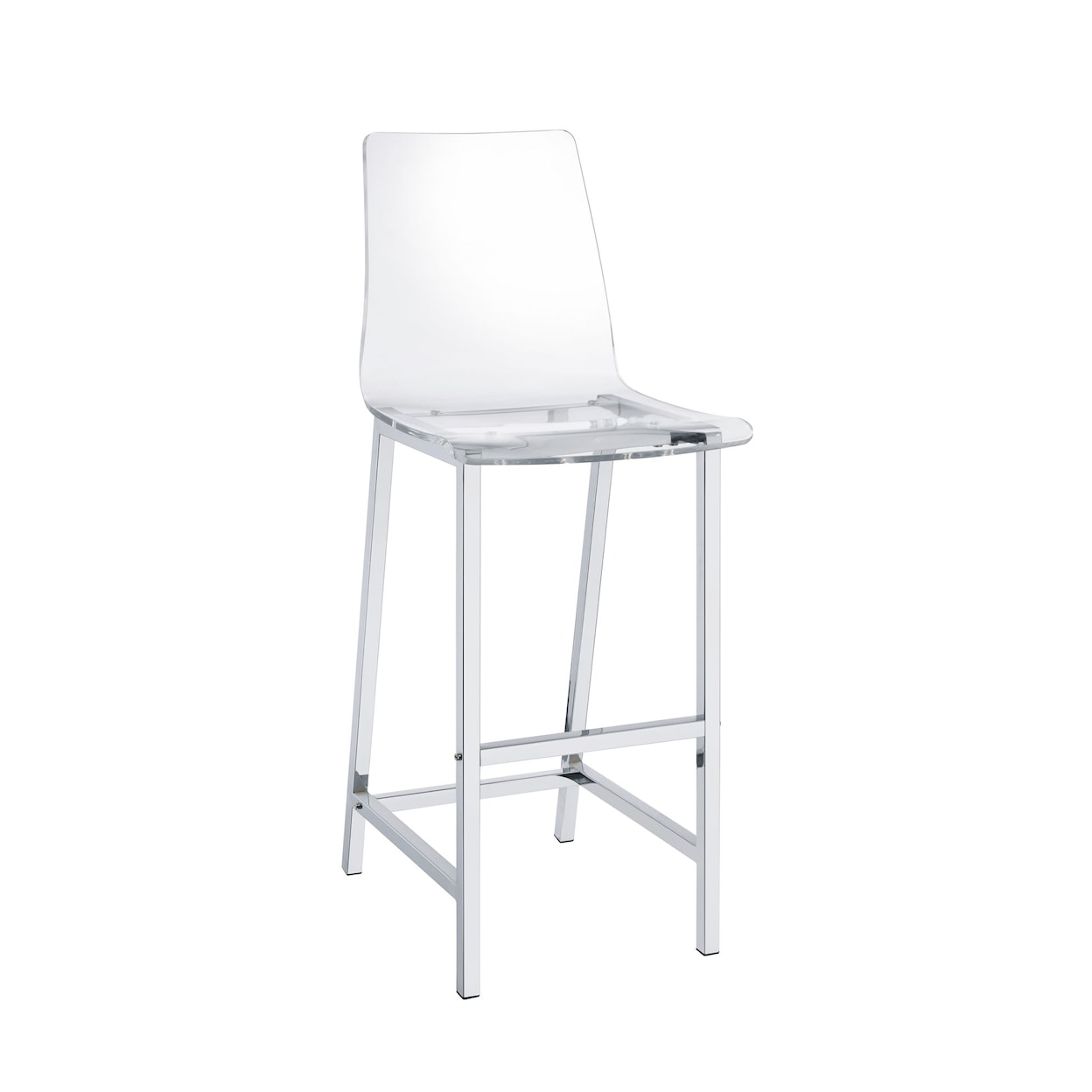 Elements International Zeus Acrylic Barstool Set