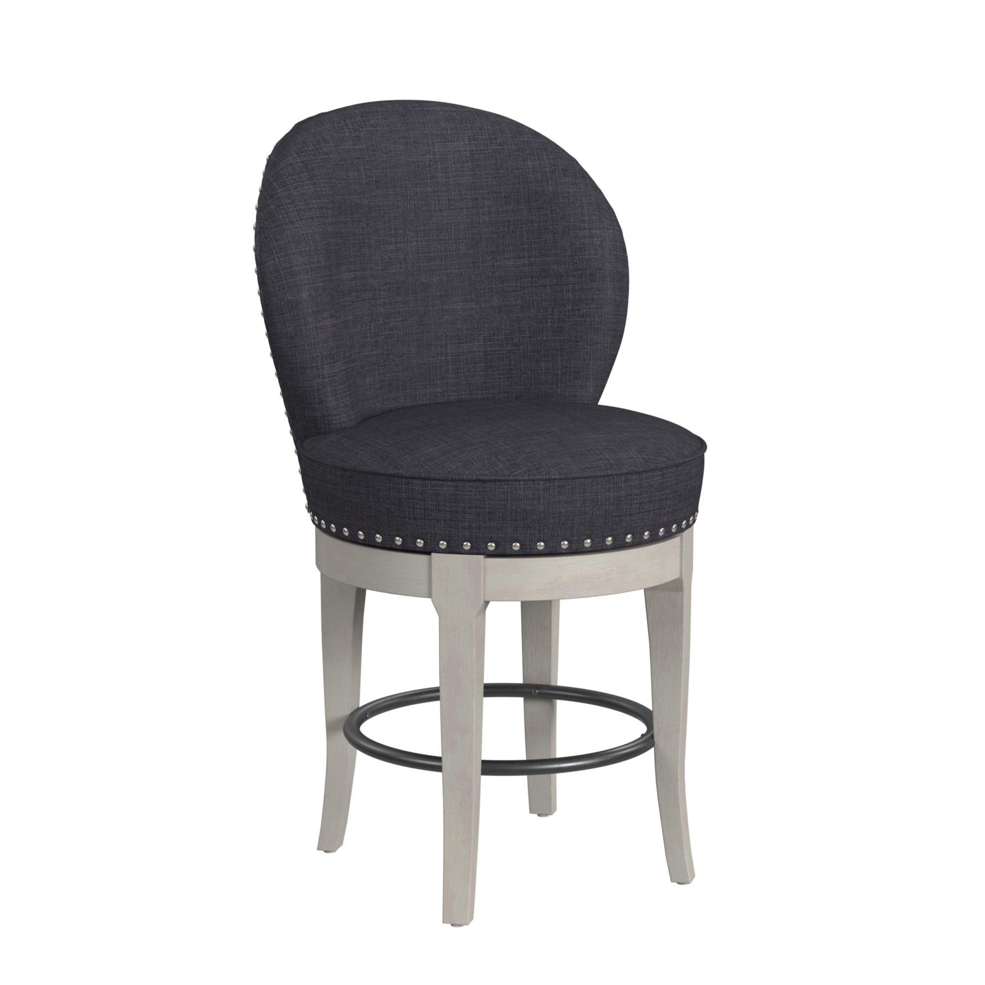 Upholstered Swivel Counter Stool