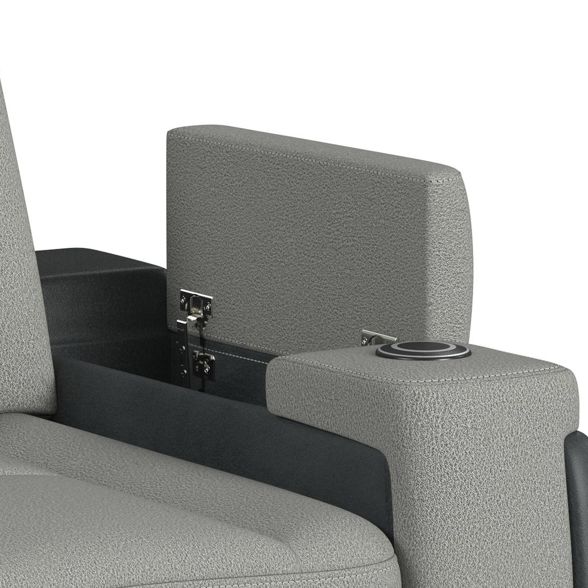 Elements International Lantana 2-Piece Reclining Living Room Set