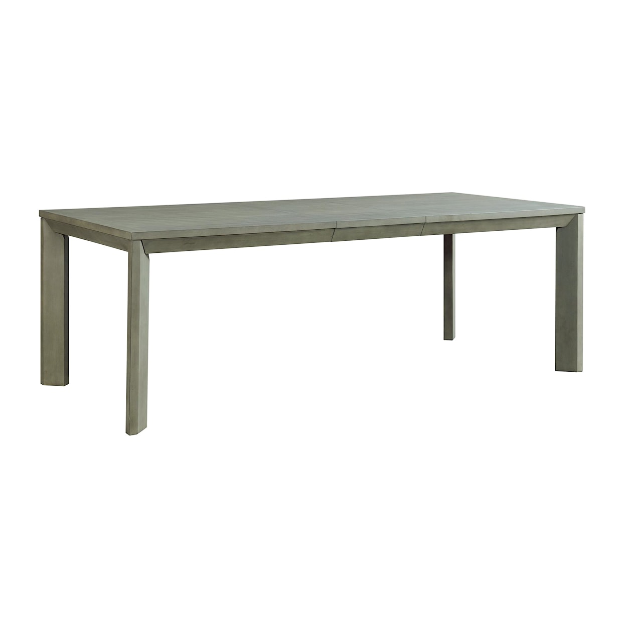 Elements International Zig Dining Table with 18" Leaf
