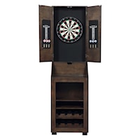 Game Room Dartboard Cabinet with Dartboard