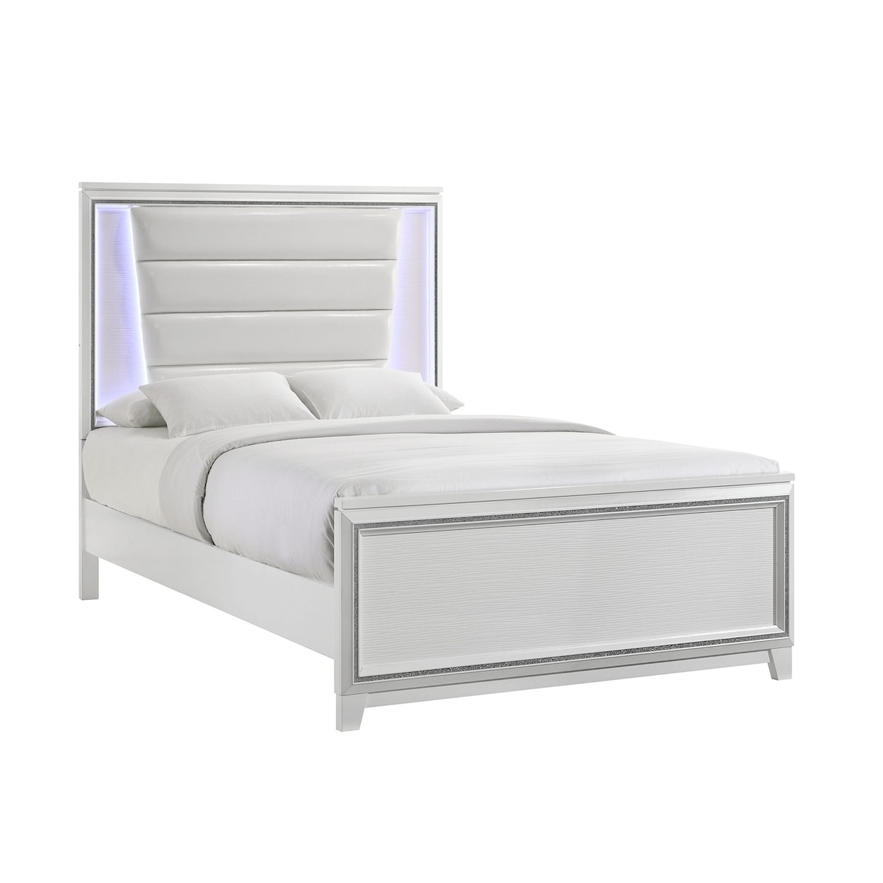 Elements International Moondance Queen Panel Bed