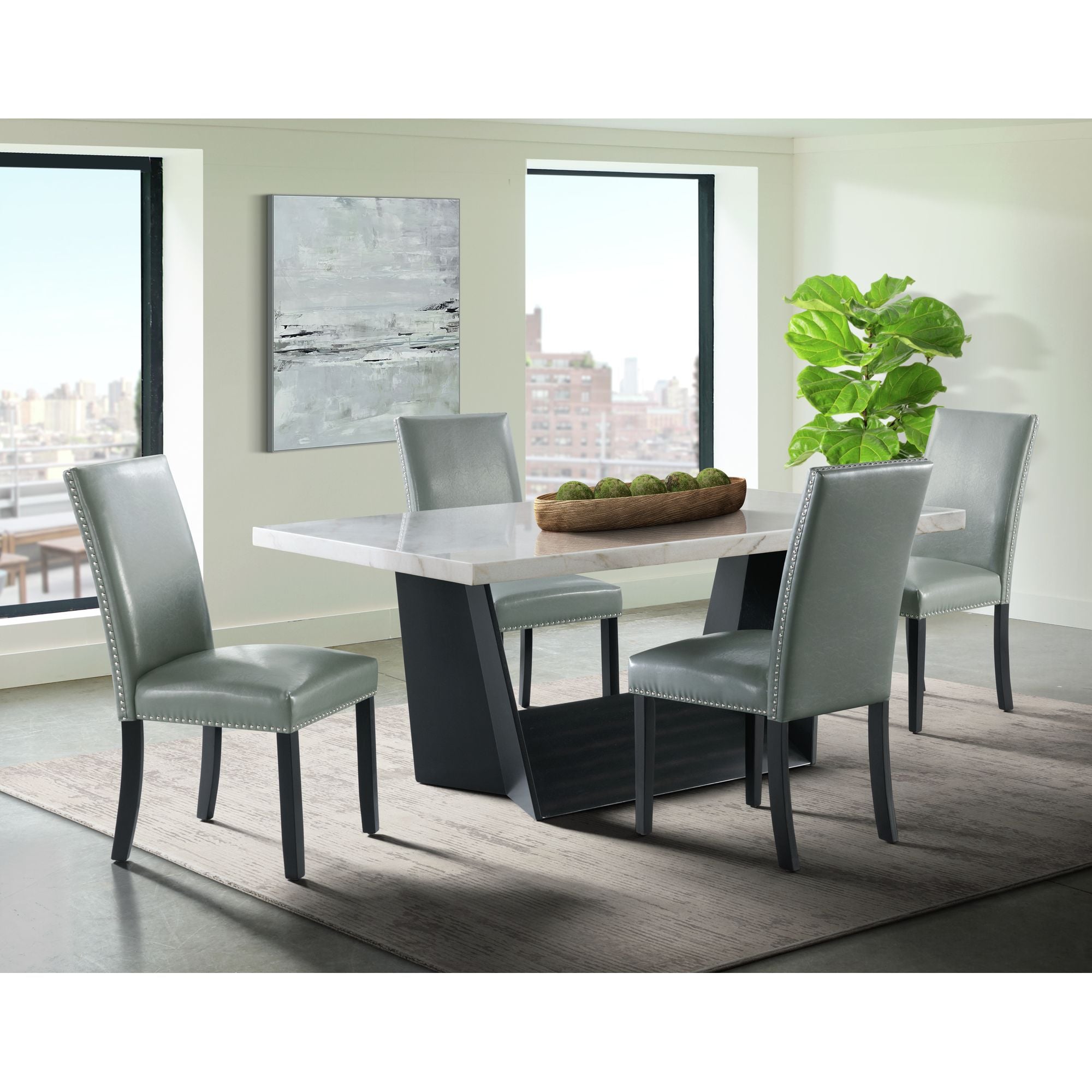 crown mark blake 5 piece dining set