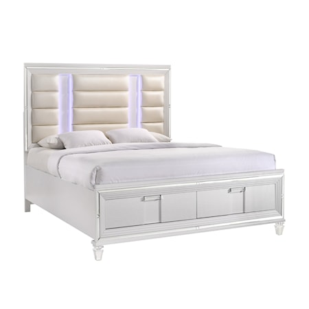 King Bed White