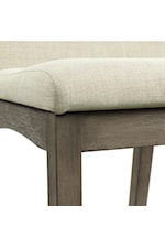 Elements International Dapper Transitional Rectangular Sofa Table
