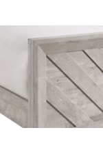 Elements International Ellen Contemporary Twin Panel Bed
